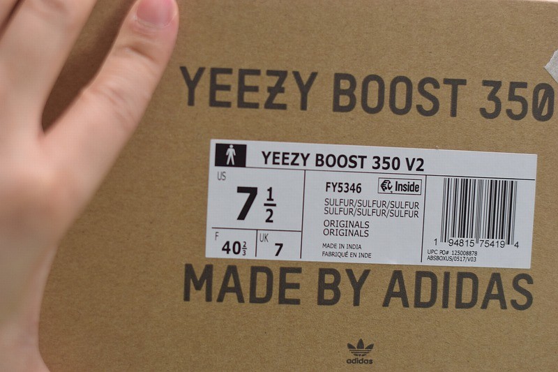 Yeezy Boost 350 V2 Sulfur Yeezy Boost 350 V2 Sulfur