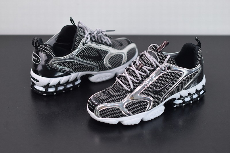 Nike Air Zoom Spiridon Cage 2 Stussy Pure Platinum Nike Air Zoom Spiridon Cage 2 Stussy Pure Platinum