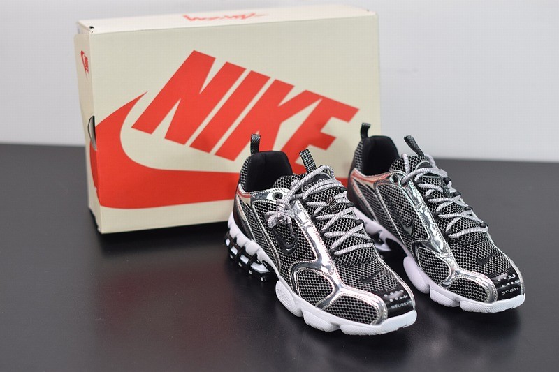 Nike Air Zoom Spiridon Cage 2 Stussy Pure Platinum Nike Air Zoom Spiridon Cage 2 Stussy Pure Platinum