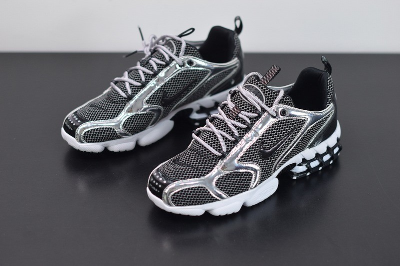 Nike Air Zoom Spiridon Cage 2 Stussy Pure Platinum Nike Air Zoom Spiridon Cage 2 Stussy Pure Platinum