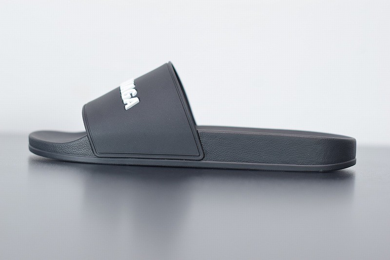 Balenciaga Pool Slide Black White Balenciaga Pool Slide Black White