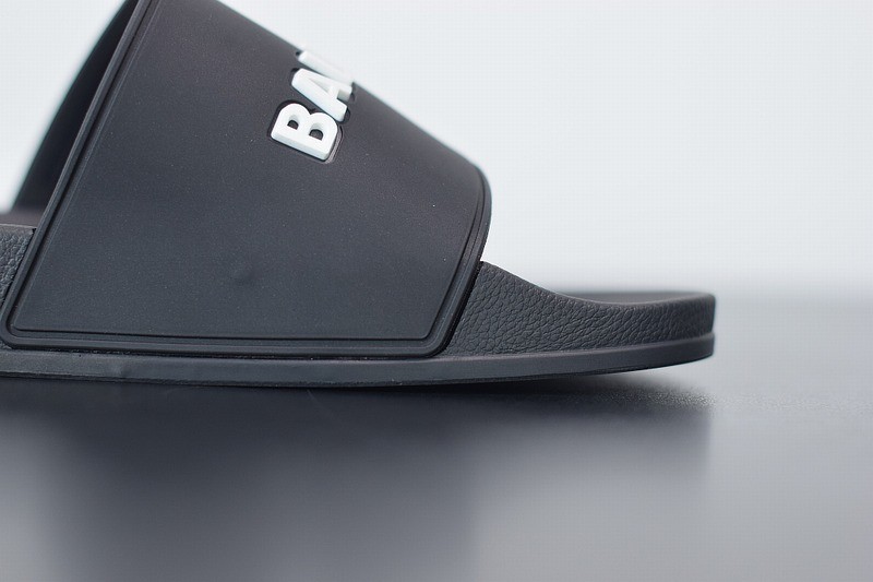Balenciaga Pool Slide Black White Balenciaga Pool Slide Black White
