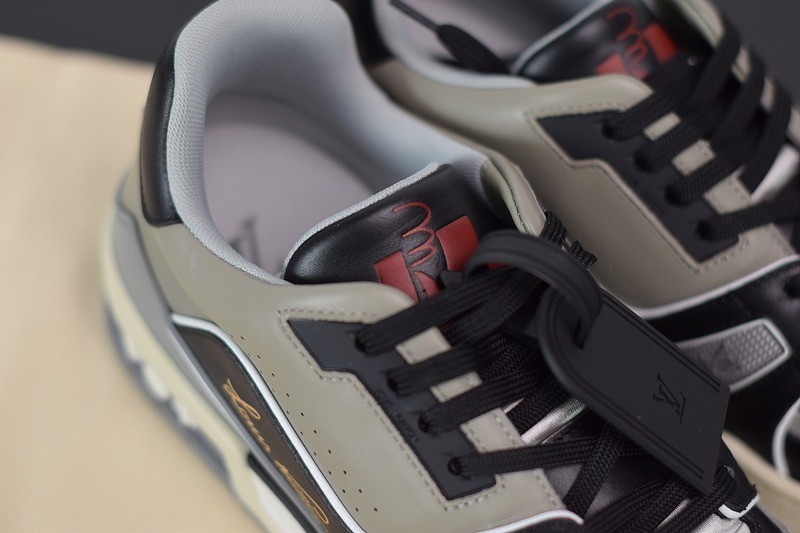 Louis Vuitton LV Trainer Sneaker Low Black Grey Louis Vuitton LV Trainer Sneaker Low Black Grey