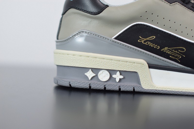 Louis Vuitton LV Trainer Sneaker Low Black Grey Louis Vuitton LV Trainer Sneaker Low Black Grey