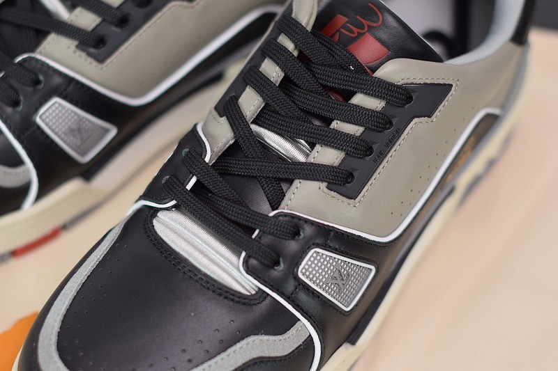 Louis Vuitton LV Trainer Sneaker Low Black Grey Louis Vuitton LV Trainer Sneaker Low Black Grey