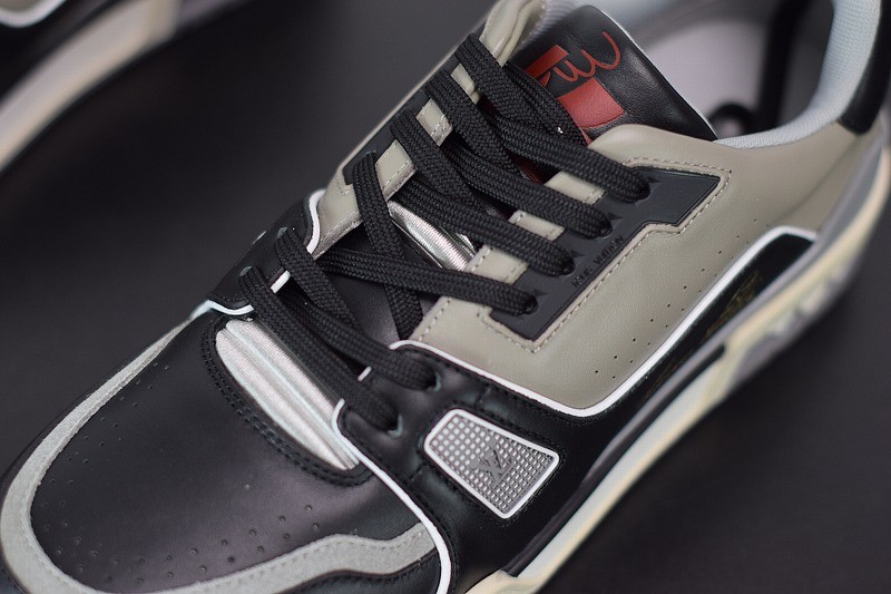 Louis Vuitton LV Trainer Sneaker Low Black Grey Louis Vuitton LV Trainer Sneaker Low Black Grey