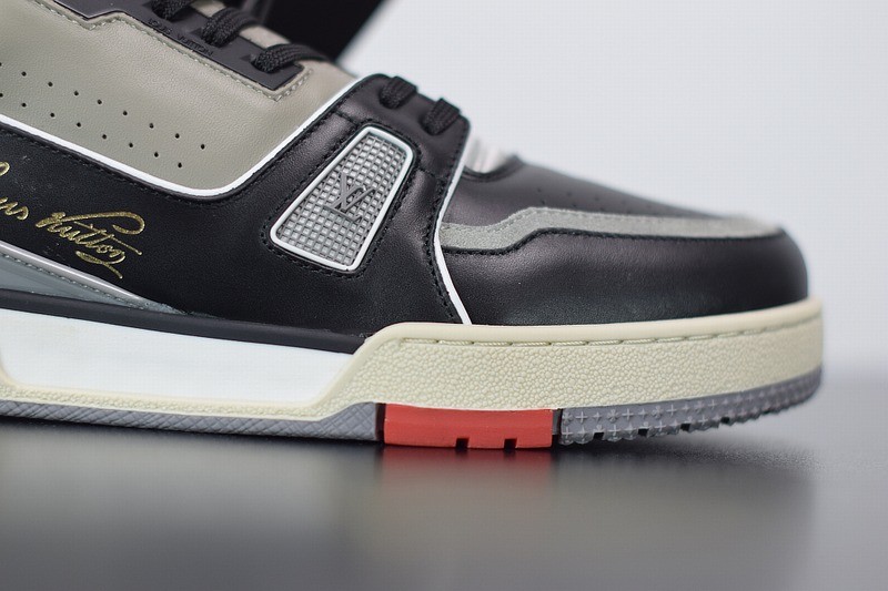 Louis Vuitton LV Trainer Sneaker Low Black Grey Louis Vuitton LV Trainer Sneaker Low Black Grey