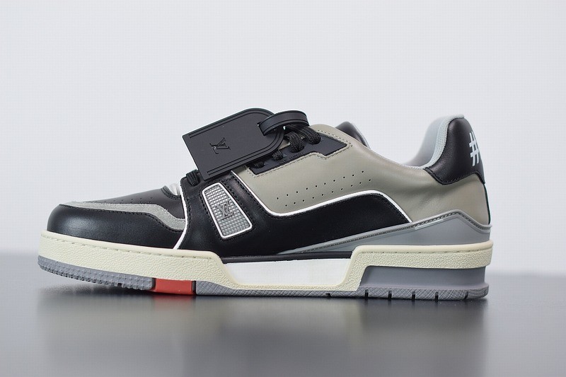 Louis Vuitton LV Trainer Sneaker Low Black Grey Louis Vuitton LV Trainer Sneaker Low Black Grey