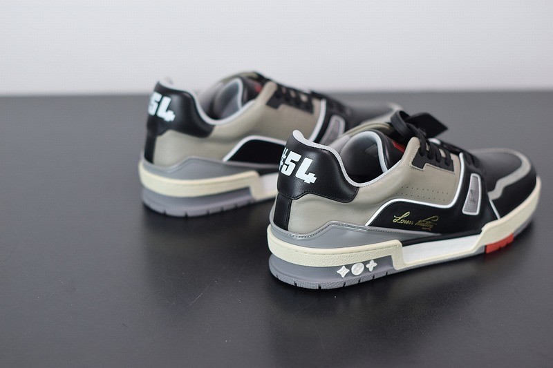 Louis Vuitton LV Trainer Sneaker Low Black Grey Louis Vuitton LV Trainer Sneaker Low Black Grey