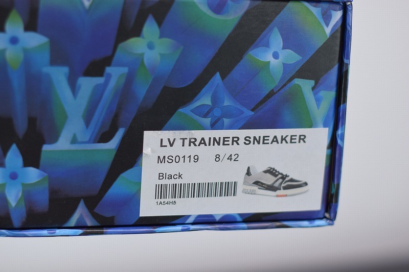 Louis Vuitton LV Trainer Sneaker Low Black Grey Louis Vuitton LV Trainer Sneaker Low Black Grey