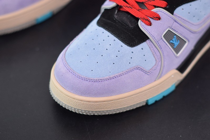 Louis Vuitton LV Trainer Sneaker Boot Purple Louis Vuitton LV Trainer Sneaker Boot Purple