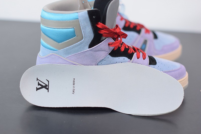Louis Vuitton LV Trainer Sneaker Boot Purple Louis Vuitton LV Trainer Sneaker Boot Purple