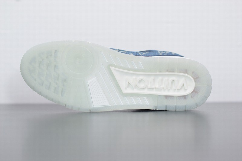 Louis Vuitton LV Trainer Sneaker Denim Monogram Louis Vuitton LV Trainer Sneaker Denim Monogram