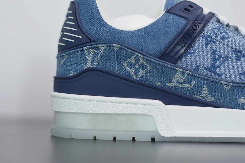 Louis Vuitton LV Trainer Sneaker Denim Monogram Louis Vuitton LV Trainer Sneaker Denim Monogram