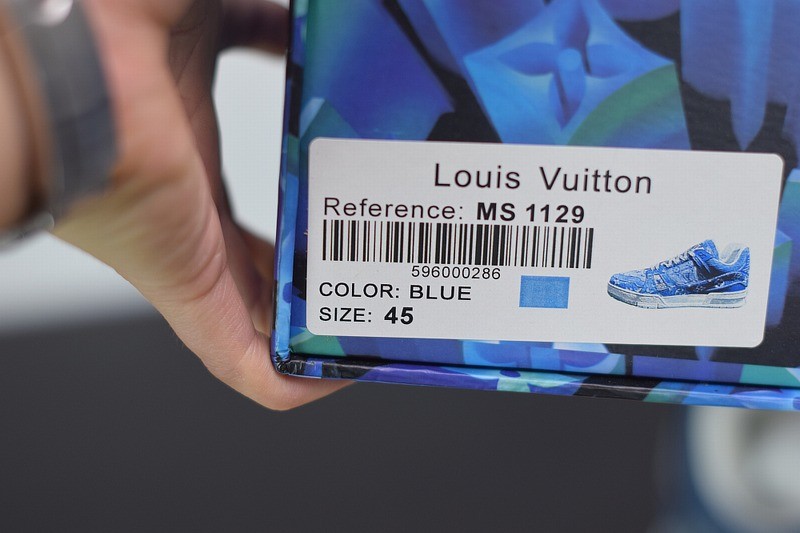 Louis Vuitton LV Trainer Sneaker Denim Monogram Louis Vuitton LV Trainer Sneaker Denim Monogram