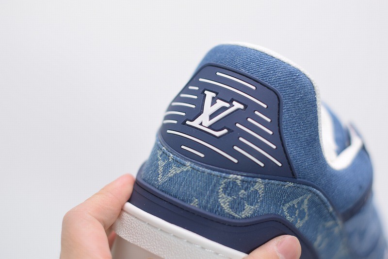 Louis Vuitton LV Trainer Sneaker Denim Monogram Louis Vuitton LV Trainer Sneaker Denim Monogram