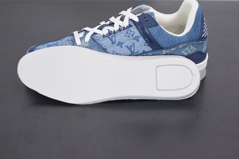 Louis Vuitton LV Trainer Sneaker Denim Monogram Louis Vuitton LV Trainer Sneaker Denim Monogram