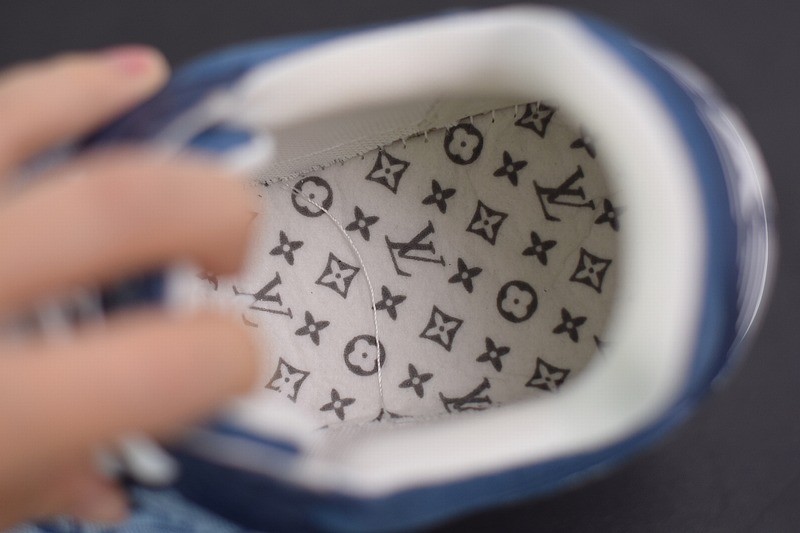 Louis Vuitton LV Trainer Sneaker Denim Monogram Louis Vuitton LV Trainer Sneaker Denim Monogram