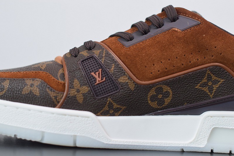 Louis Vuitton LV Trainer Sneaker Suede Monogram Louis Vuitton LV Trainer Sneaker Suede Monogram