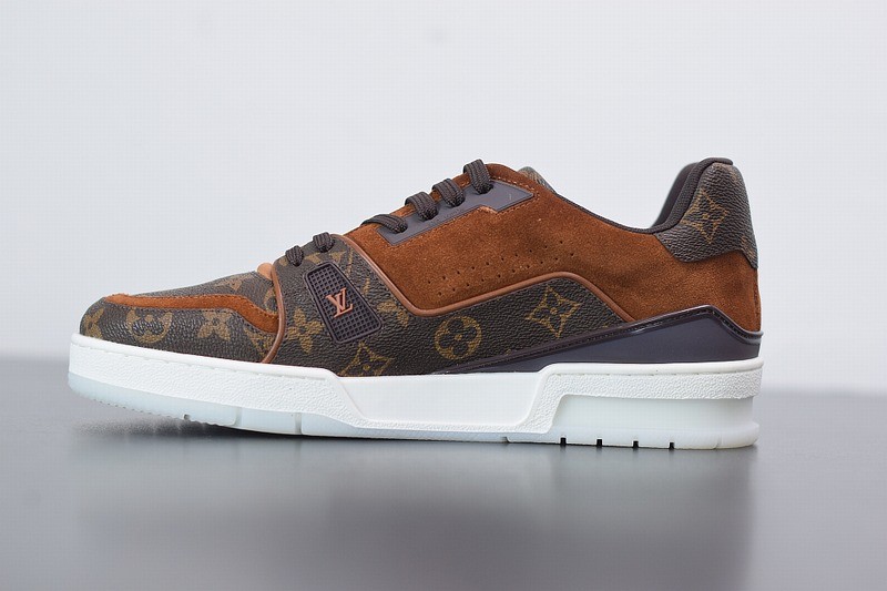 Louis Vuitton LV Trainer Sneaker Suede Monogram Louis Vuitton LV Trainer Sneaker Suede Monogram