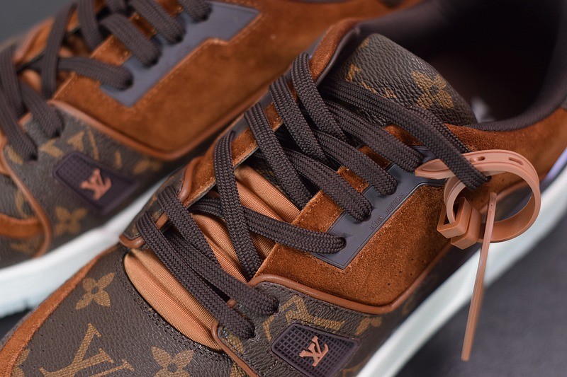 Louis Vuitton LV Trainer Sneaker Suede Monogram Louis Vuitton LV Trainer Sneaker Suede Monogram