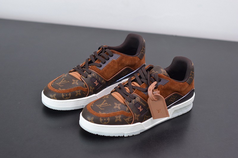 Louis Vuitton LV Trainer Sneaker Suede Monogram Louis Vuitton LV Trainer Sneaker Suede Monogram