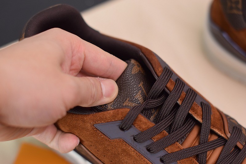 Louis Vuitton LV Trainer Sneaker Suede Monogram Louis Vuitton LV Trainer Sneaker Suede Monogram
