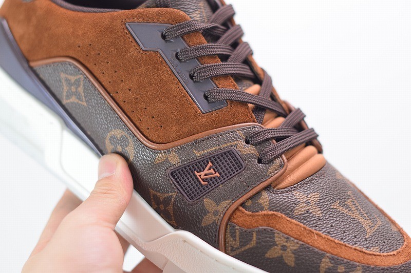 Louis Vuitton LV Trainer Sneaker Suede Monogram Louis Vuitton LV Trainer Sneaker Suede Monogram