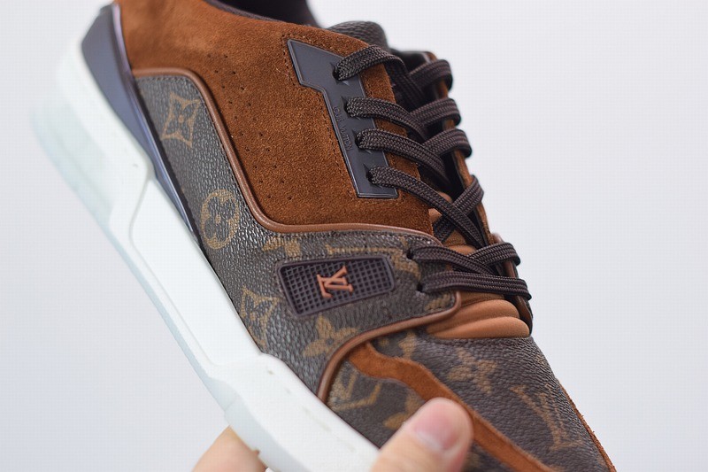 Louis Vuitton LV Trainer Sneaker Suede Monogram Louis Vuitton LV Trainer Sneaker Suede Monogram