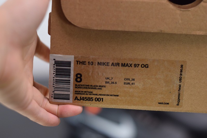 Nike Air Max 97 Off-White Black Nike Air Max 97 Off-White Black