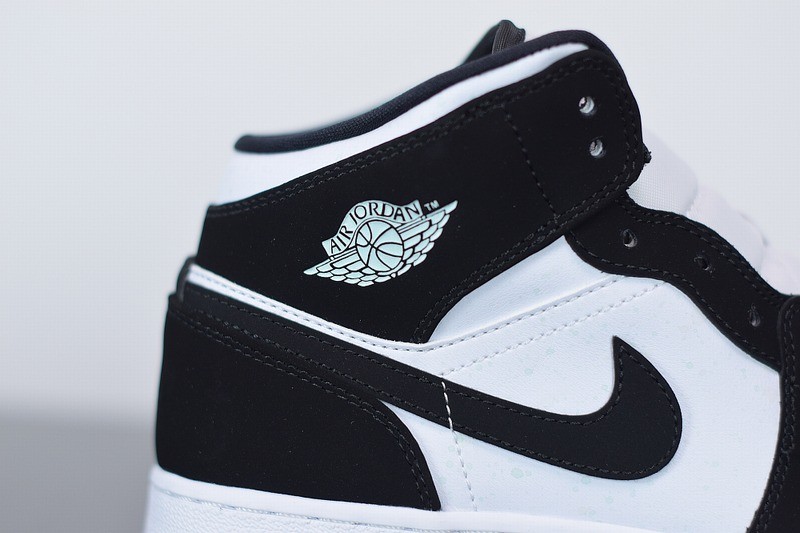 Jordan 1 Mid White Black Teal Tint Jordan 1 Mid White Black Teal Tint