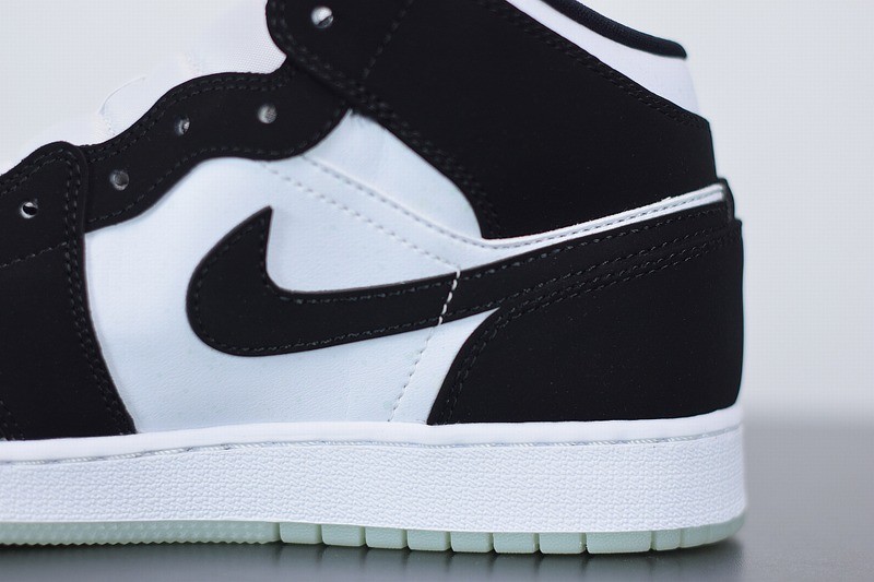 Jordan 1 Mid White Black Teal Tint Jordan 1 Mid White Black Teal Tint