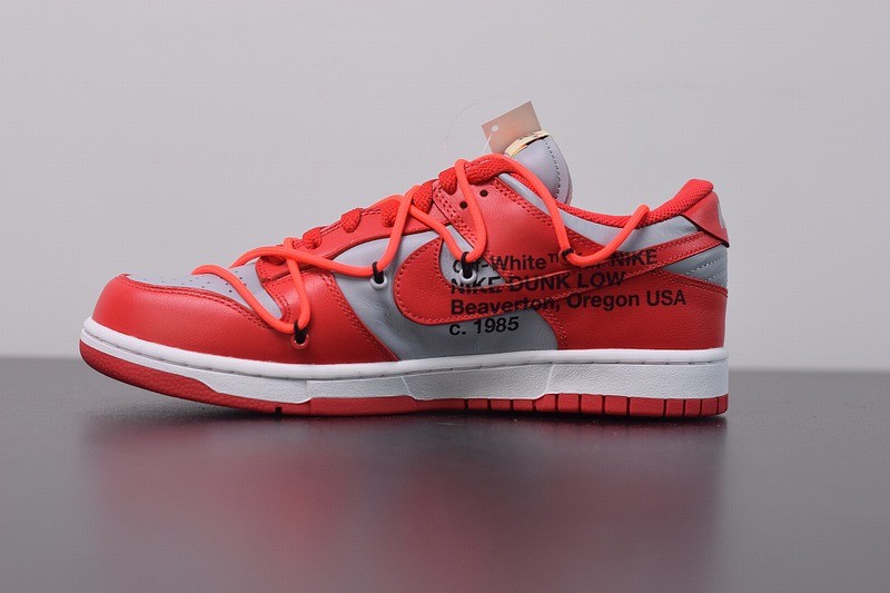 Nike Dunk Low Off-White University Red Nike Dunk Low Off-White University Red