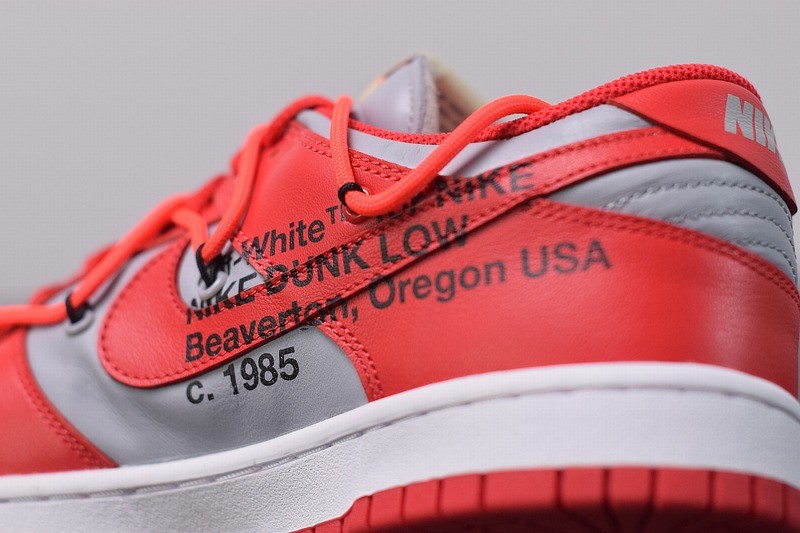 Nike Dunk Low Off-White University Red Nike Dunk Low Off-White University Red