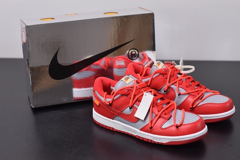 Nike Dunk Low Off-White University Red Nike Dunk Low Off-White University Red