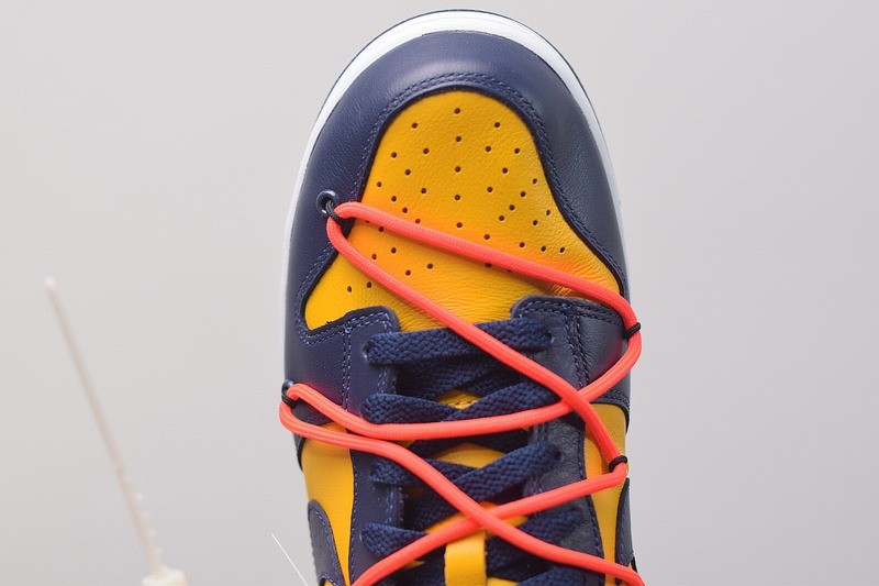 Nike Dunk Low Off-White University Gold Midnight Navy Nike Dunk Low Off-White University Gold Midnight Navy