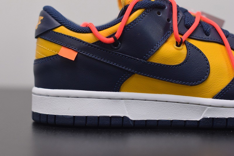 Nike Dunk Low Off-White University Gold Midnight Navy Nike Dunk Low Off-White University Gold Midnight Navy