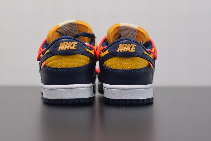 Nike Dunk Low Off-White University Gold Midnight Navy Nike Dunk Low Off-White University Gold Midnight Navy