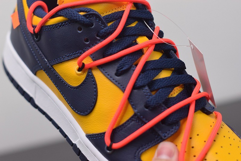 Nike Dunk Low Off-White University Gold Midnight Navy Nike Dunk Low Off-White University Gold Midnight Navy