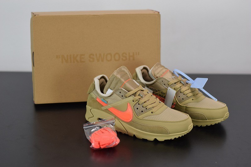 Nike Air Max 90 OFF-WHITE Desert Ore Nike Air Max 90 OFF-WHITE Desert Ore