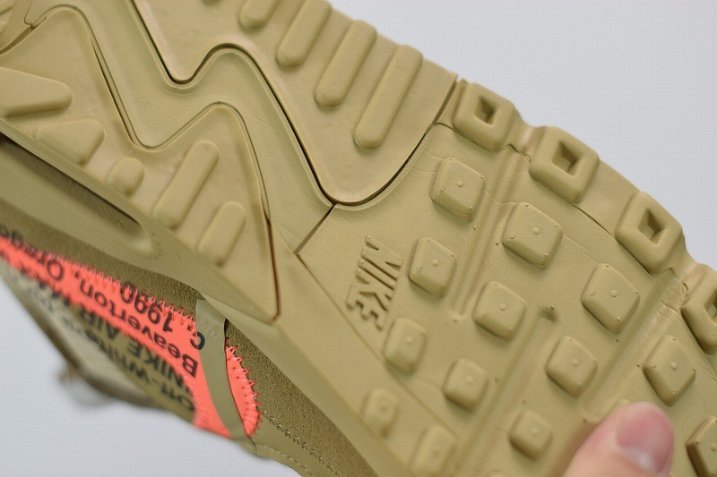 Nike Air Max 90 OFF-WHITE Desert Ore Nike Air Max 90 OFF-WHITE Desert Ore