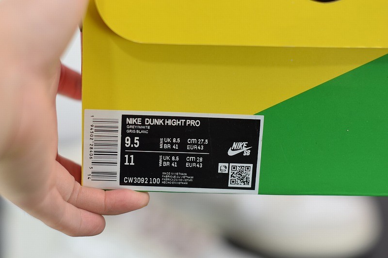Nike SB Dunk High Pro Grey white Nike SB Dunk High Pro Grey white