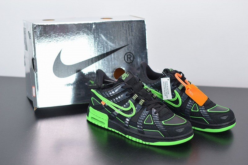 Nike Air Rubber Dunk Off-White Green Strike Nike Air Rubber Dunk Off-White Green Strike