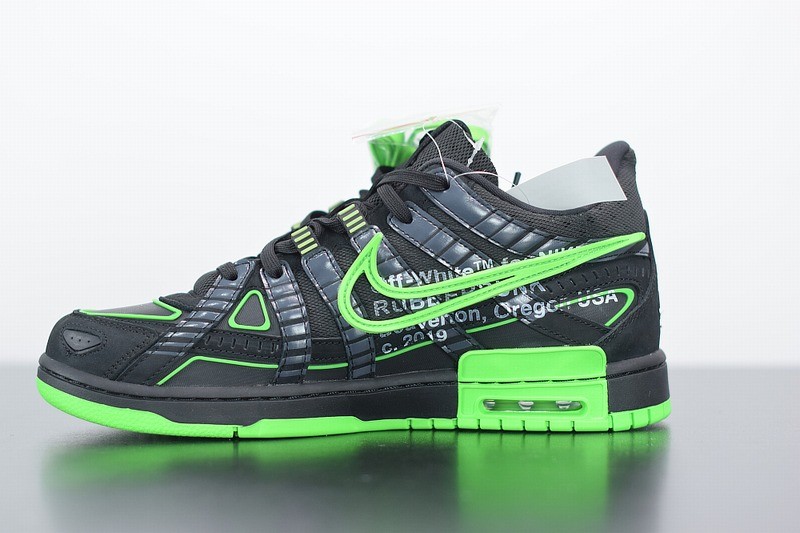 Nike Air Rubber Dunk Off-White Green Strike Nike Air Rubber Dunk Off-White Green Strike