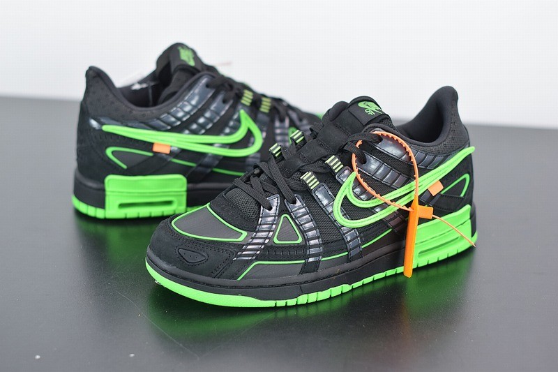 Nike Air Rubber Dunk Off-White Green Strike Nike Air Rubber Dunk Off-White Green Strike