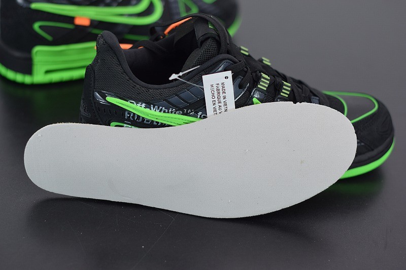 Nike Air Rubber Dunk Off-White Green Strike Nike Air Rubber Dunk Off-White Green Strike
