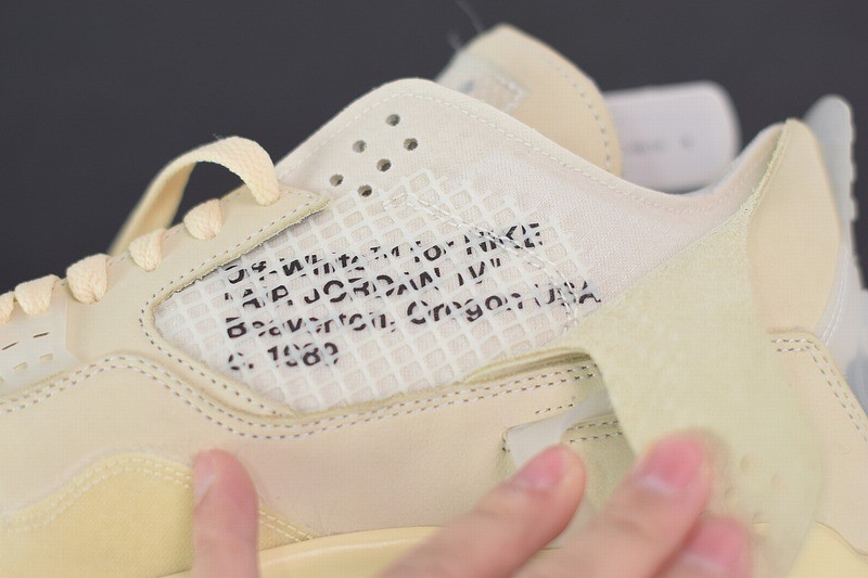 Jordan 4 Retro off-White sail Jordan 4 Retro off-White sail