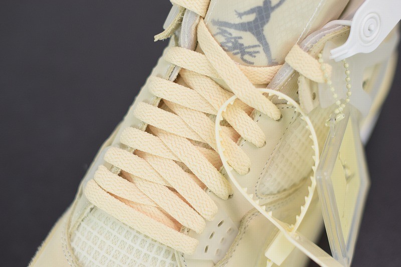 Jordan 4 Retro off-White sail Jordan 4 Retro off-White sail