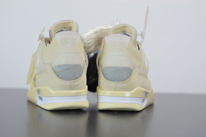 Jordan 4 Retro off-White sail Jordan 4 Retro off-White sail