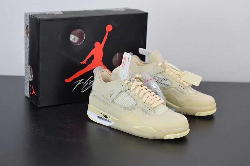 Jordan 4 Retro off-White sail Jordan 4 Retro off-White sail